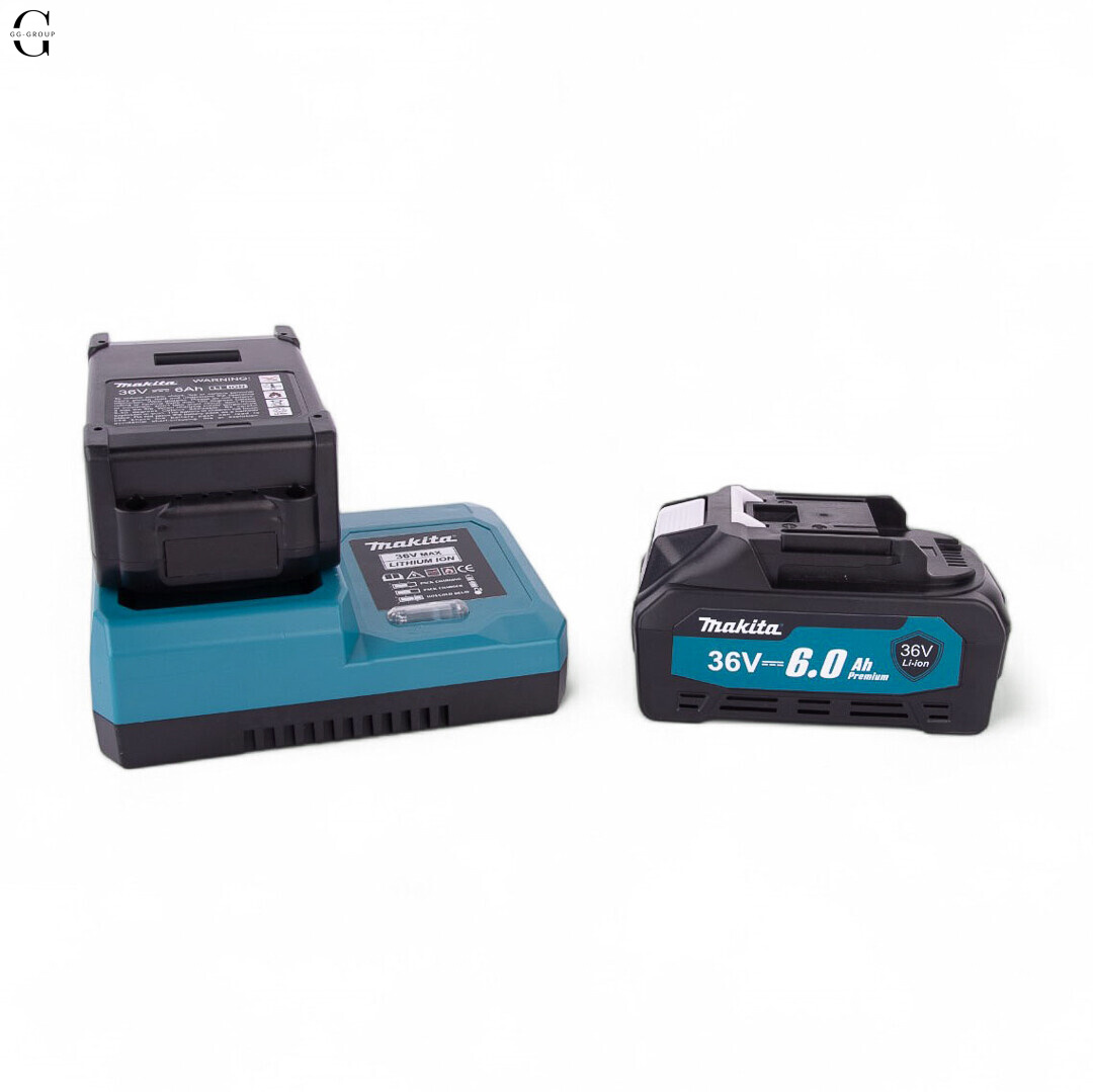 Акумуляторна ланцюгова пилка MAKITA 36V, 6.0 А·рік, безщіткова, кейс, шина 12 дюймів 