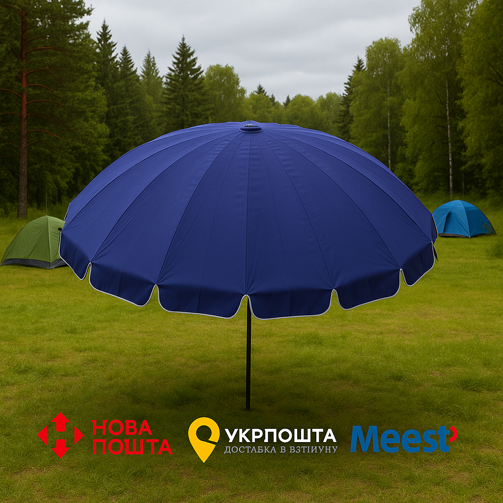 Професійна торгова парасолька Monsen 3,5 м  16 спиць | Вітровий клапан УФ-захист