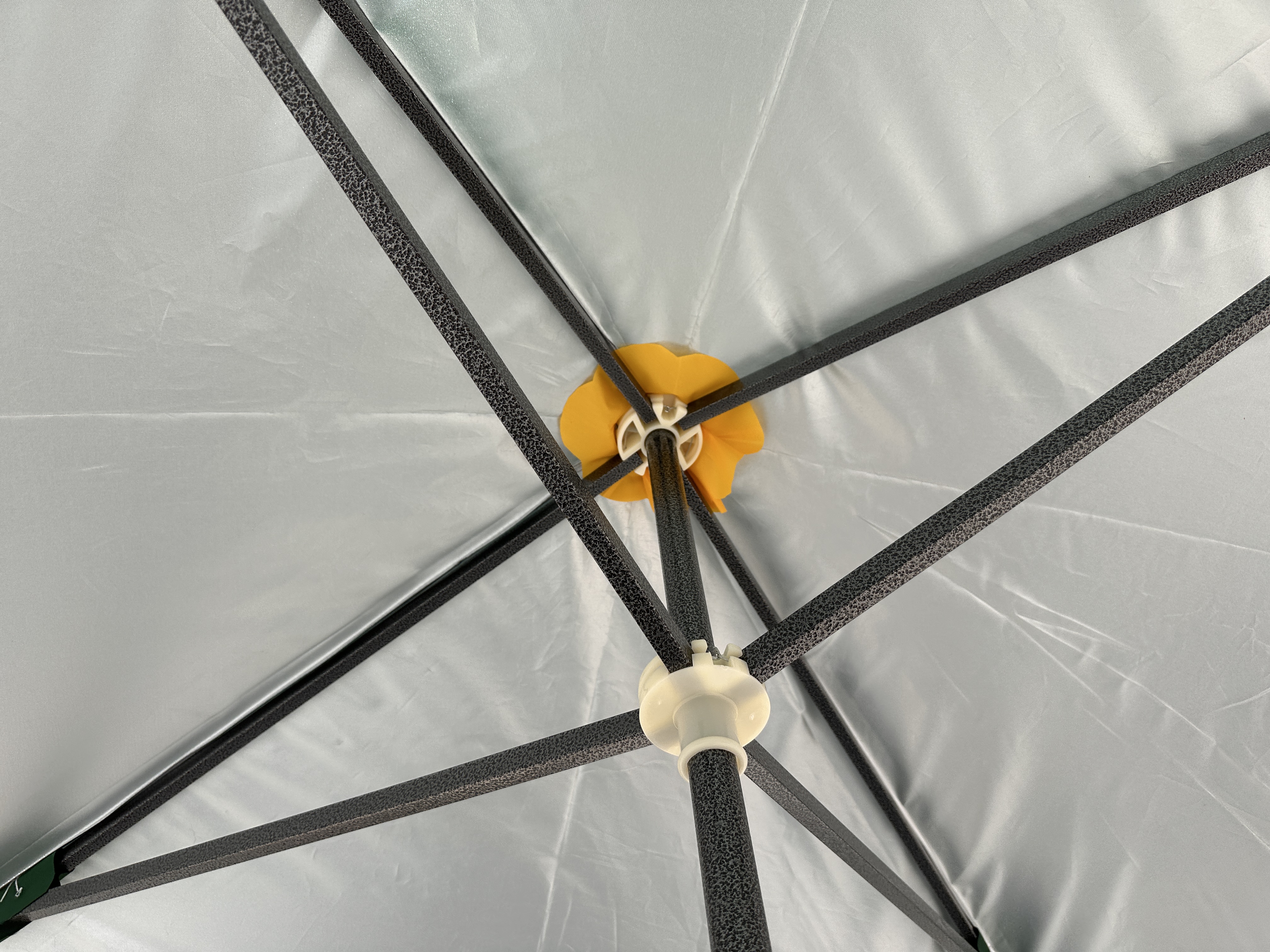 Торговый зонт Mario Umbrella 3.3×3.3 м, 4 металлические спицы, нейлон с УФ-защитой, Италия