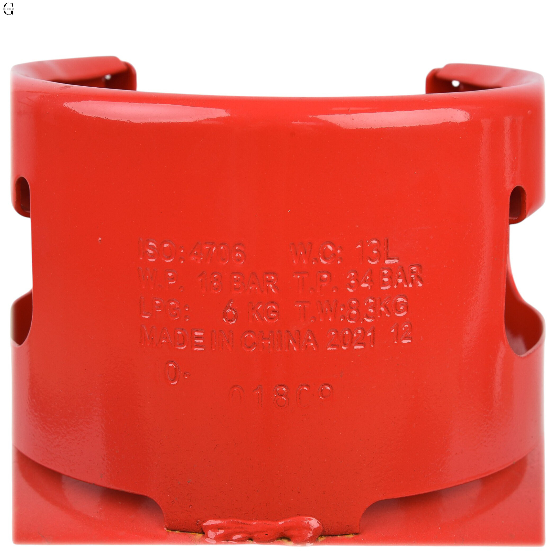 Газовый баллон для пропан-бутана LPG 13 л, 6 кг.