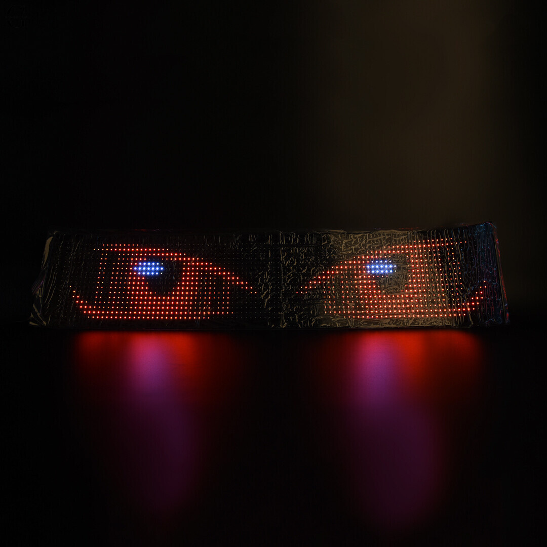 Гнучкий водонепроникний LED дисплей 12×60 з Bluetooth, керуванням та Type-C живленням 