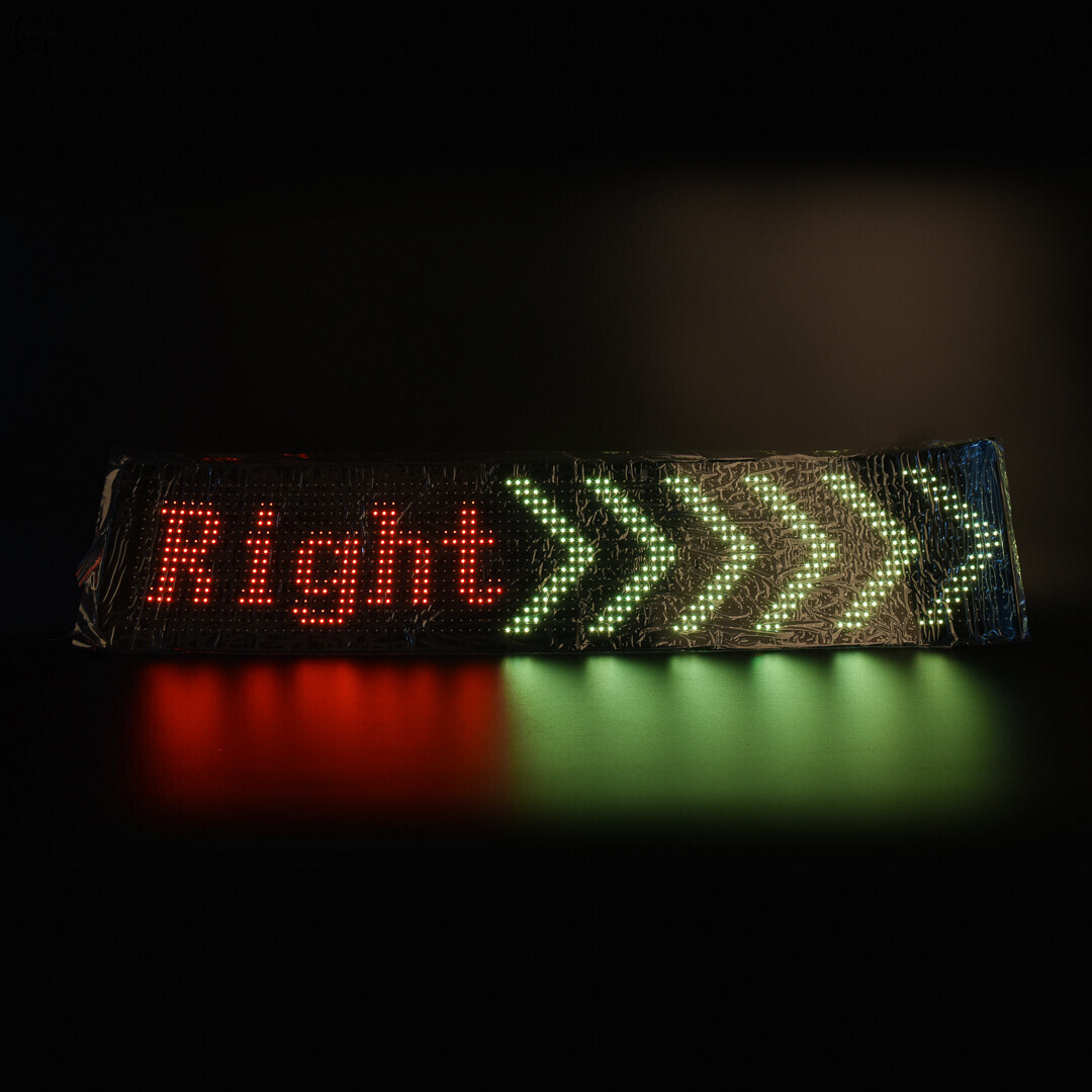 Гнучкий водонепроникний LED дисплей 12×60 з Bluetooth, керуванням та Type-C живленням 