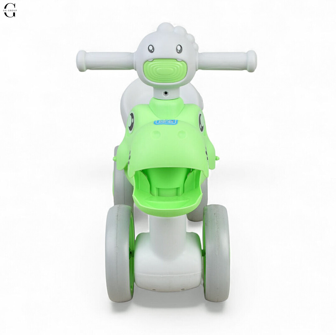 Каталка-толокар BAMBI M6025E-5 з музикою, підсвіткою корпусу та рухомим динозавром для дітей від 1 року