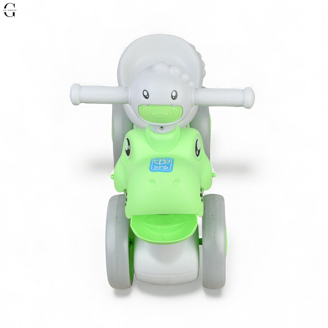 Каталка-толокар BAMBI M6025E-5 з музикою, підсвіткою корпусу та рухомим динозавром для дітей від 1 року
