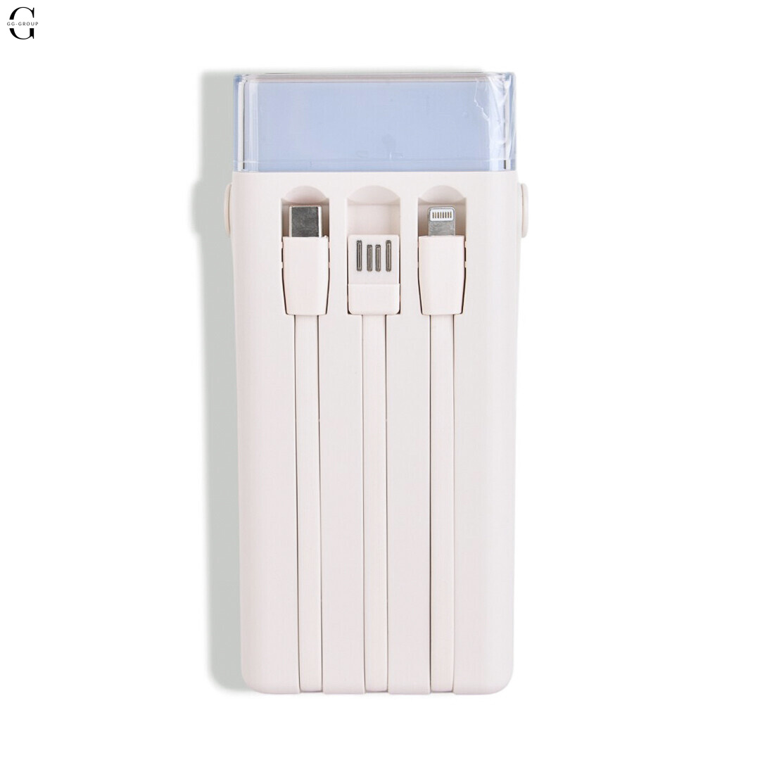 Power Bank Torima TRM-1041 40000mAh 22.5W Fast Charge з LED-дисплеєм та 5 виходами Білий