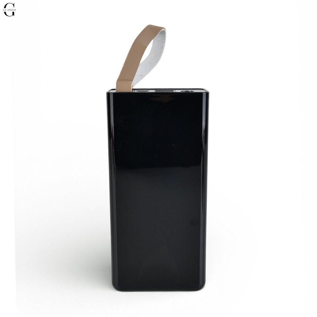 Повербанк Power bank Viaking 30000mAh з ліхтариком, 2×USB, Micro-USB та Type-C для смартфонів та гаджетів