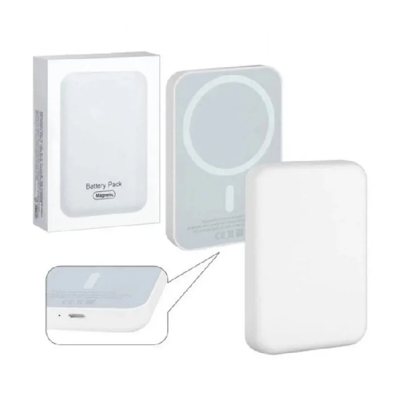 MagSafe Повербанк Power bank 10000mAh 22.5W — магнітна бездротова мобільна зарядка для смартфонів