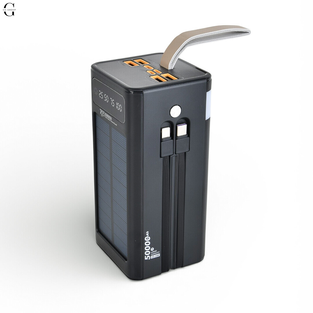 Повербанк Power bank 7GO GPW-01 50000mAh PD 22.5W - 4 USB, Type-C, Micro-USB, iPhone