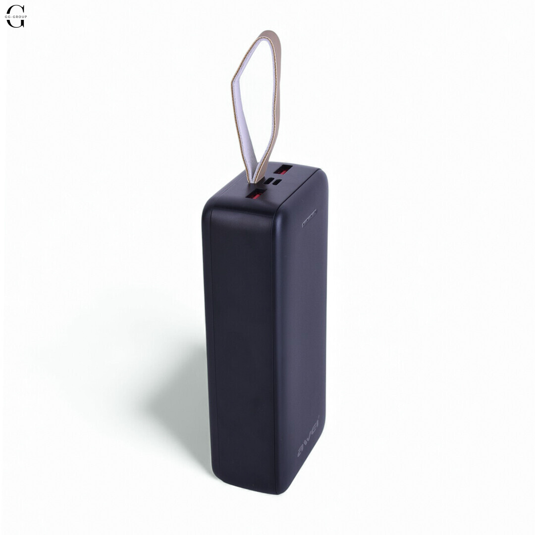 Power Bank Awei J111B 50000mAh, швидка зарядка 22.5W, USB-C, 2 USB виходи