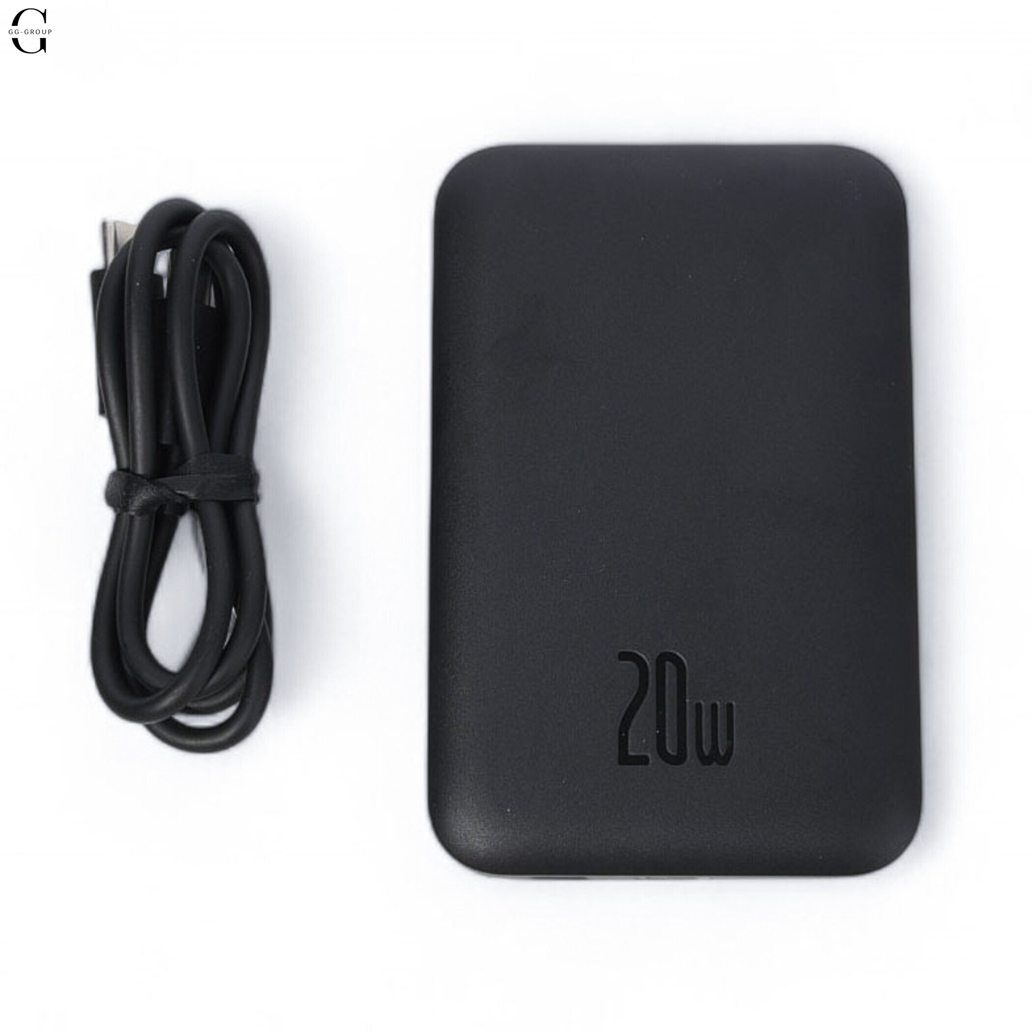 Power Bank Baseus Magnetic Wireless 6000mAh 20W з магнітною бездротовою зарядкою Black Карманий
