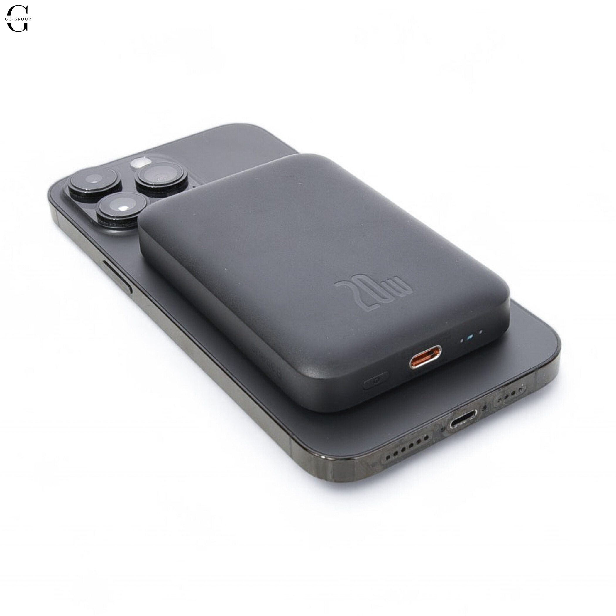 Power Bank Baseus Magnetic Wireless 6000mAh 20W з магнітною бездротовою зарядкою Black Карманий