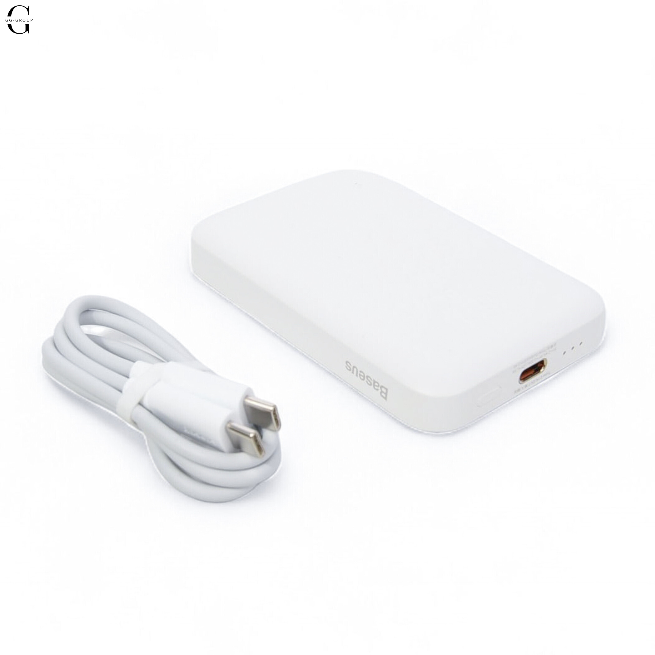 Power Bank Baseus Magnetic Wireless 6000mAh 20W з магнітною бездротовою зарядкою White