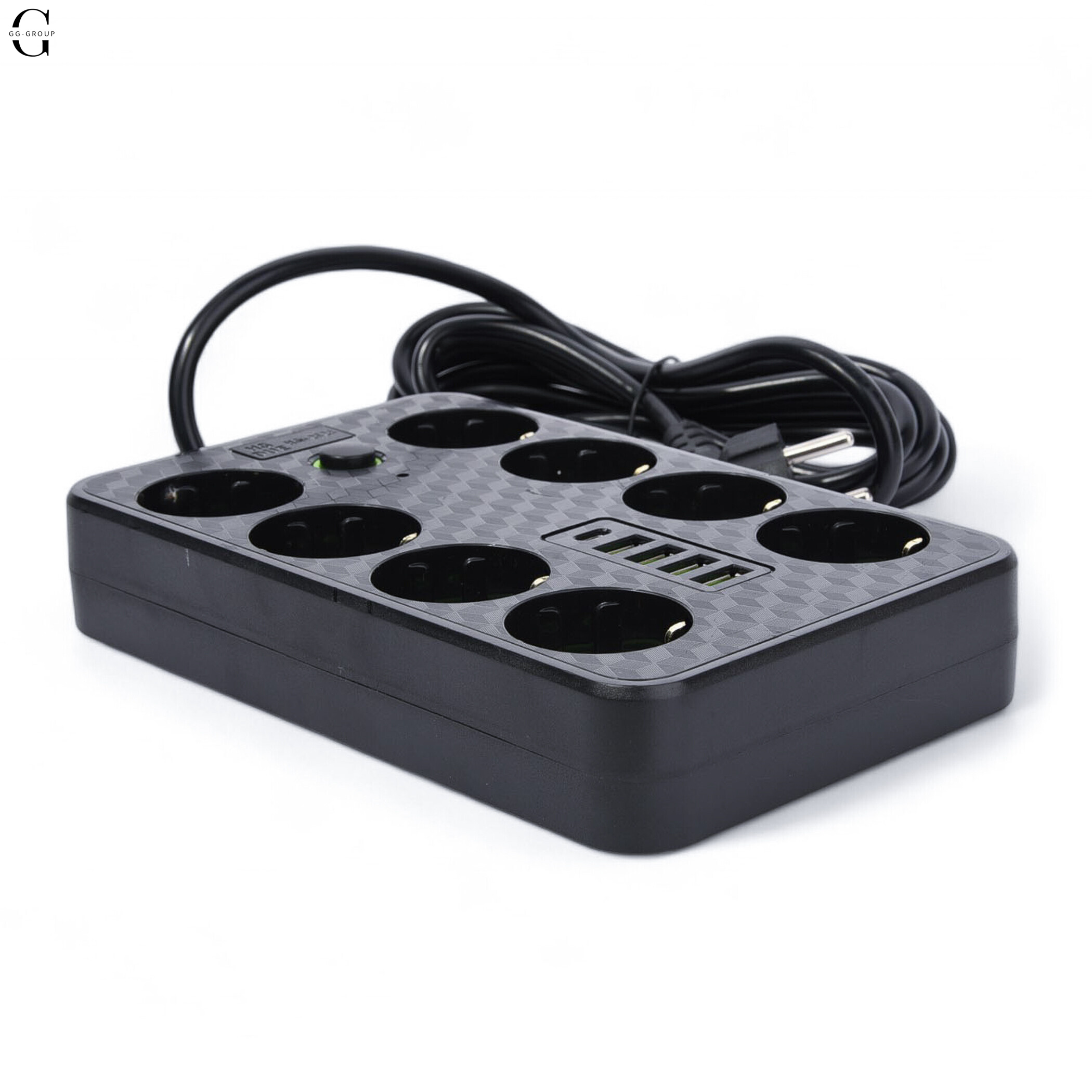 Мережевий фільтр Подовжувач з USB / Переноска-розетка , 3м, HG-2528