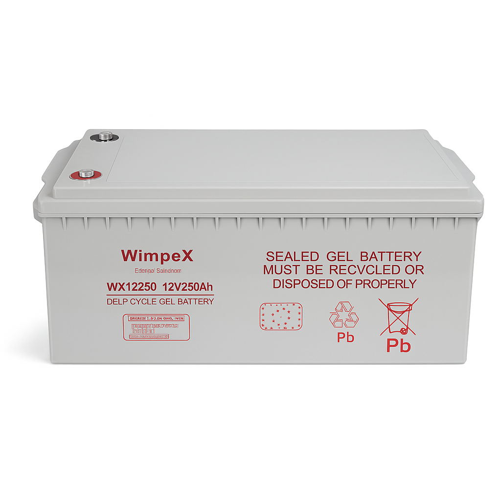 Гелієвий акумулятор Wimpex Gel 12V250 Ah 24-25 року 