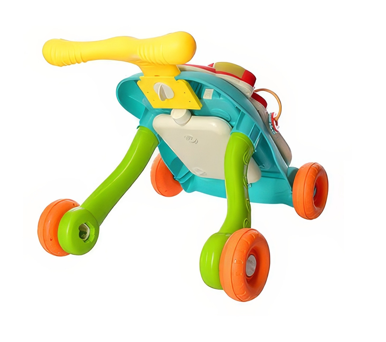 Детская каталка-ходунки 2 в 1 Limo Toy M 5473 AB – игровой столик с бизибордом, музыкальное пианино, телефон, сортер, развивающие элементы