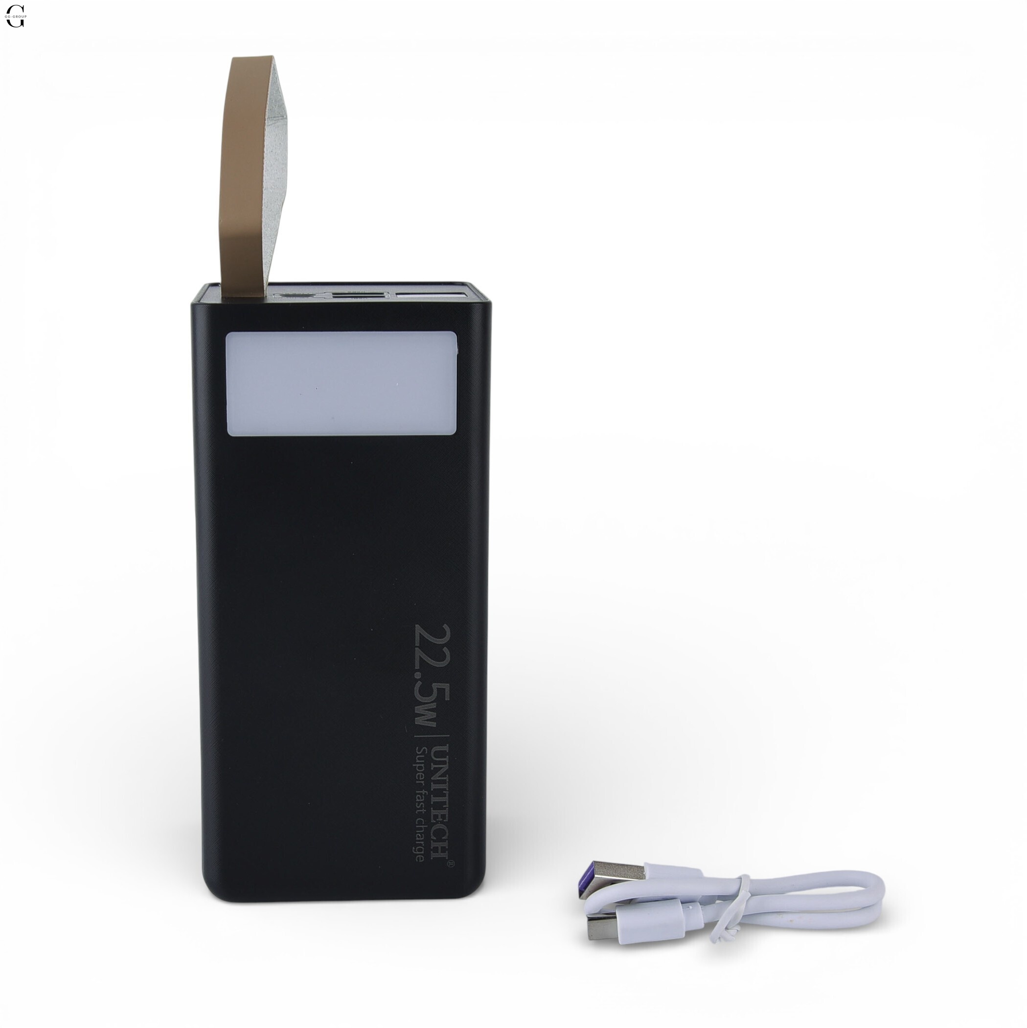Power Bank UNITECH U86A 50000mAh 22.5W, 2×USB + Type-C,