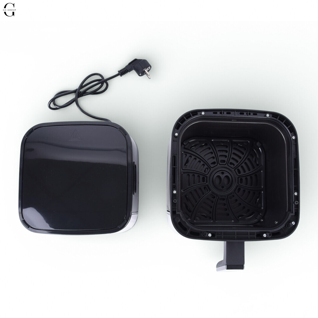 Аэрофритюрница + Гриль 2в1 DOMOTEC MS-3225 7л 3800W без масла, быстрое приготовление