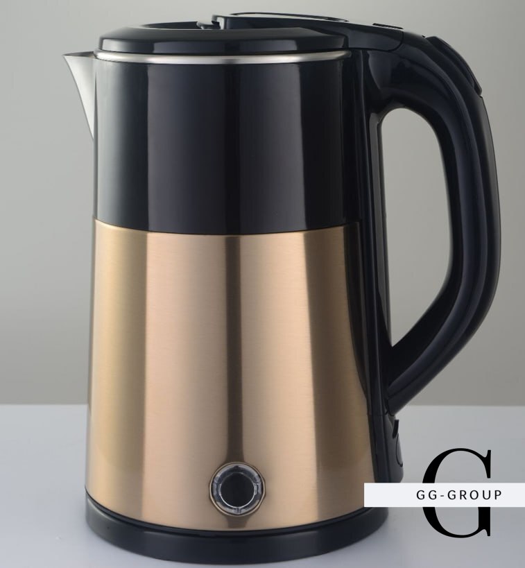 Чайник электрический из нержавеющей стали DOMOTEC MS-5029 GOLDEN