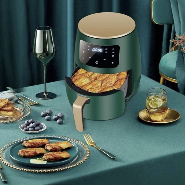 Аэрофритюрница Air Fryer 6л Su Tai ST-505 Зеленый