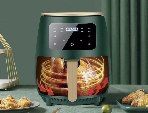 Аэрофритюрница Air Fryer 6л Su Tai ST-505 Зеленый