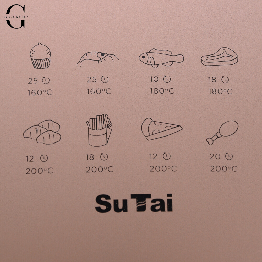 Аэрофритюрница Air Fryer 6л Su Tai ST-505 Зеленый