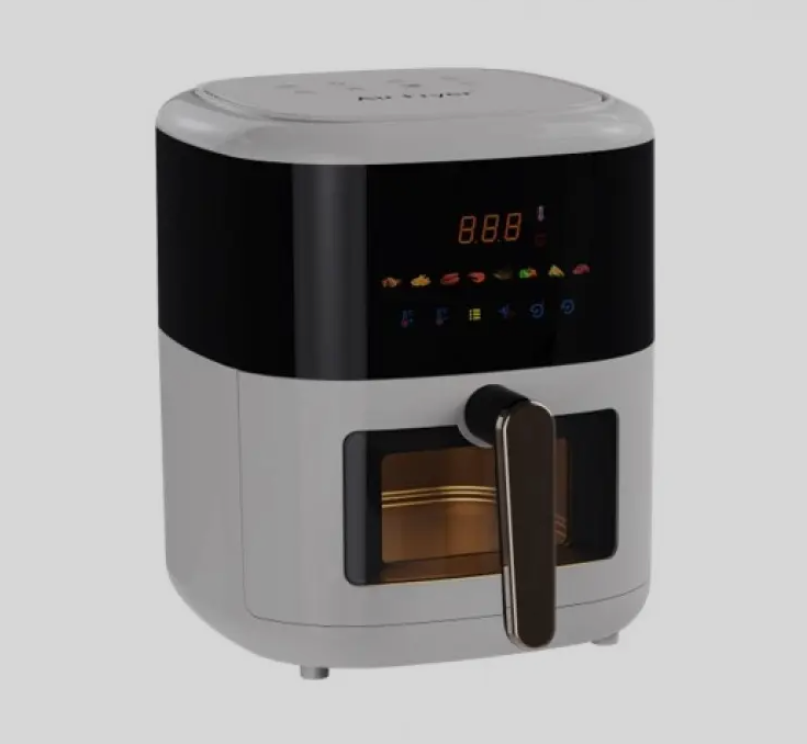 Аэрофритюрница Gold Diamond TK 1011 на 7.5 л 3400 Вт Серый