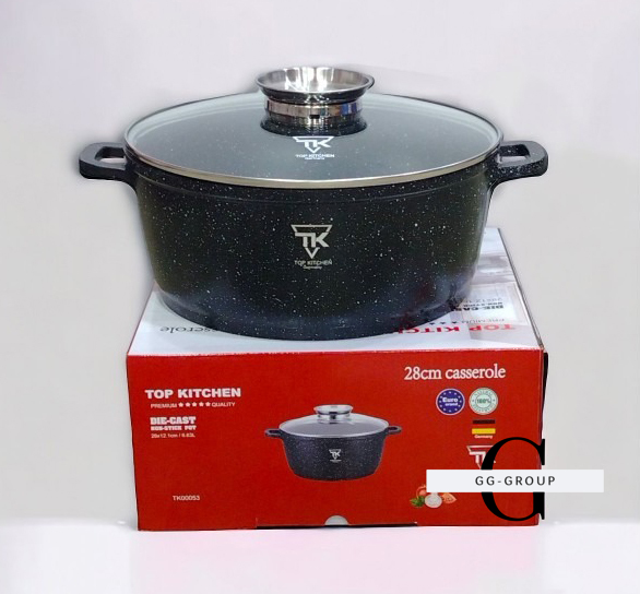 Кастрюля Top Kitchen черная 28см