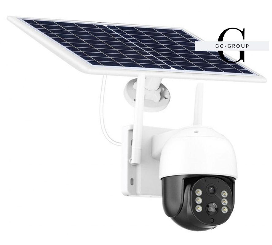 Камера відеоспостереження PTZ вулична WiFi TQ5 (ICSEE) із сонячною панеллю