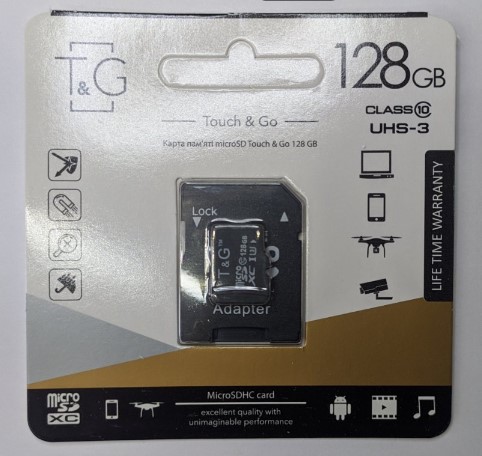 Карта памяти micro TG 64 GB class 10 (с адаптером)