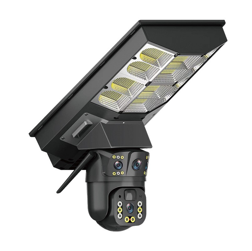 Камера відеоспостереження PTZ вулична WiFi+LED лампа+сонячна панель (SPM-XA01/T19-4G)