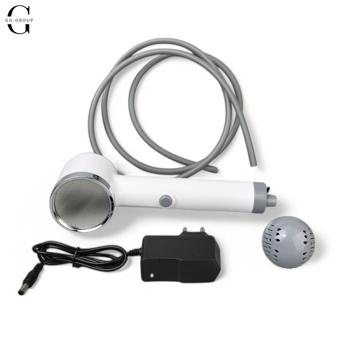 Портативний душ високого тиску бездротовий душ Shower Head AND LY-595 з акумулятором та вбудованою помпою для кемпінгу, подорожей та дачі
