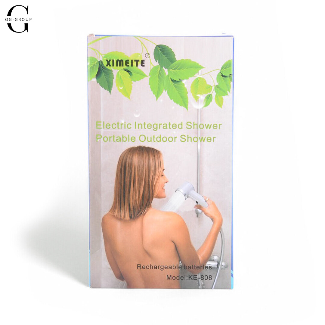 Портативний душ високого тиску бездротовий душ Shower Head AND LY-595 з акумулятором та вбудованою помпою для кемпінгу, подорожей та дачі