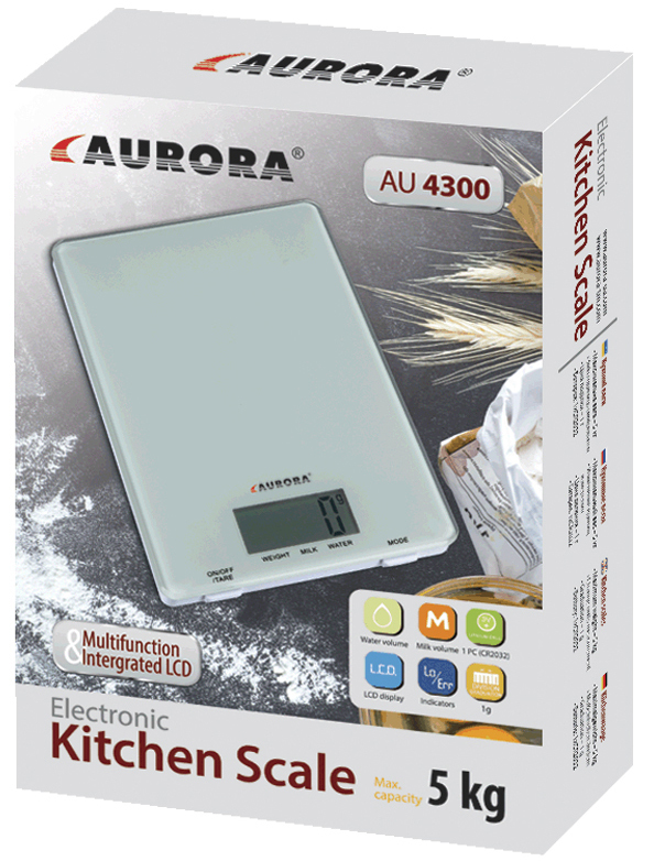 Ваги кухонні AURORA AU-4300 5кг
