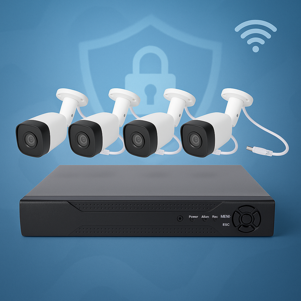 Набір відеоспостереження (4 камери) WIFI TS-8824C-4CH