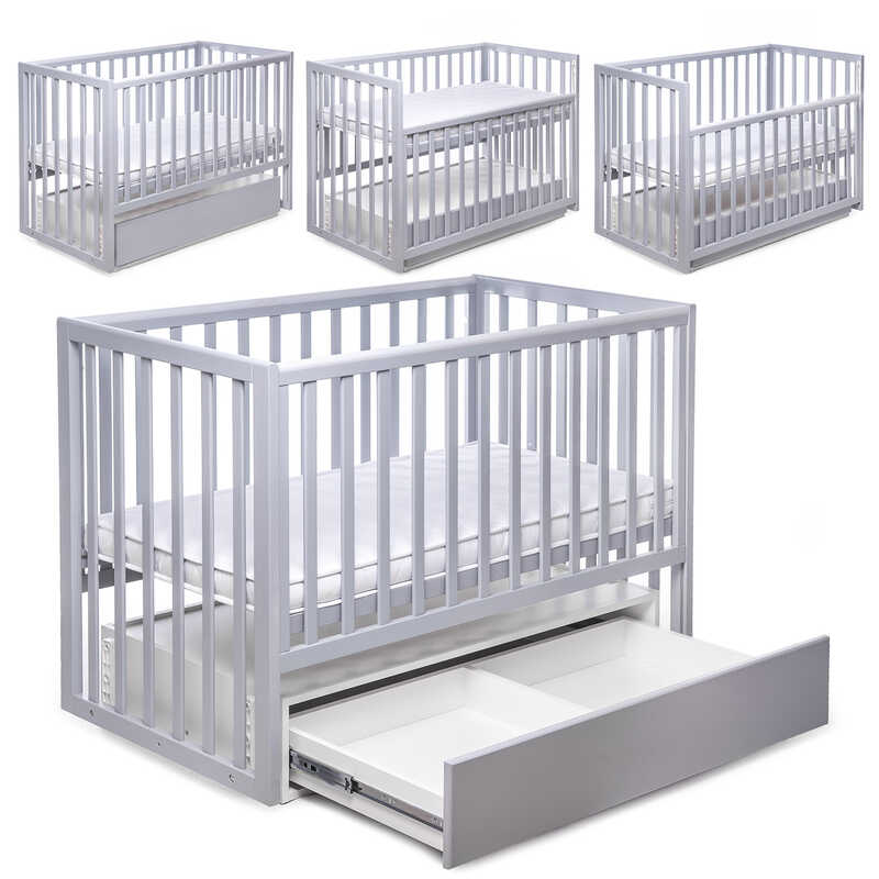 гр Кровать БУК “Волшебное“ цвет - серый, с ящиком DS-402 (1)