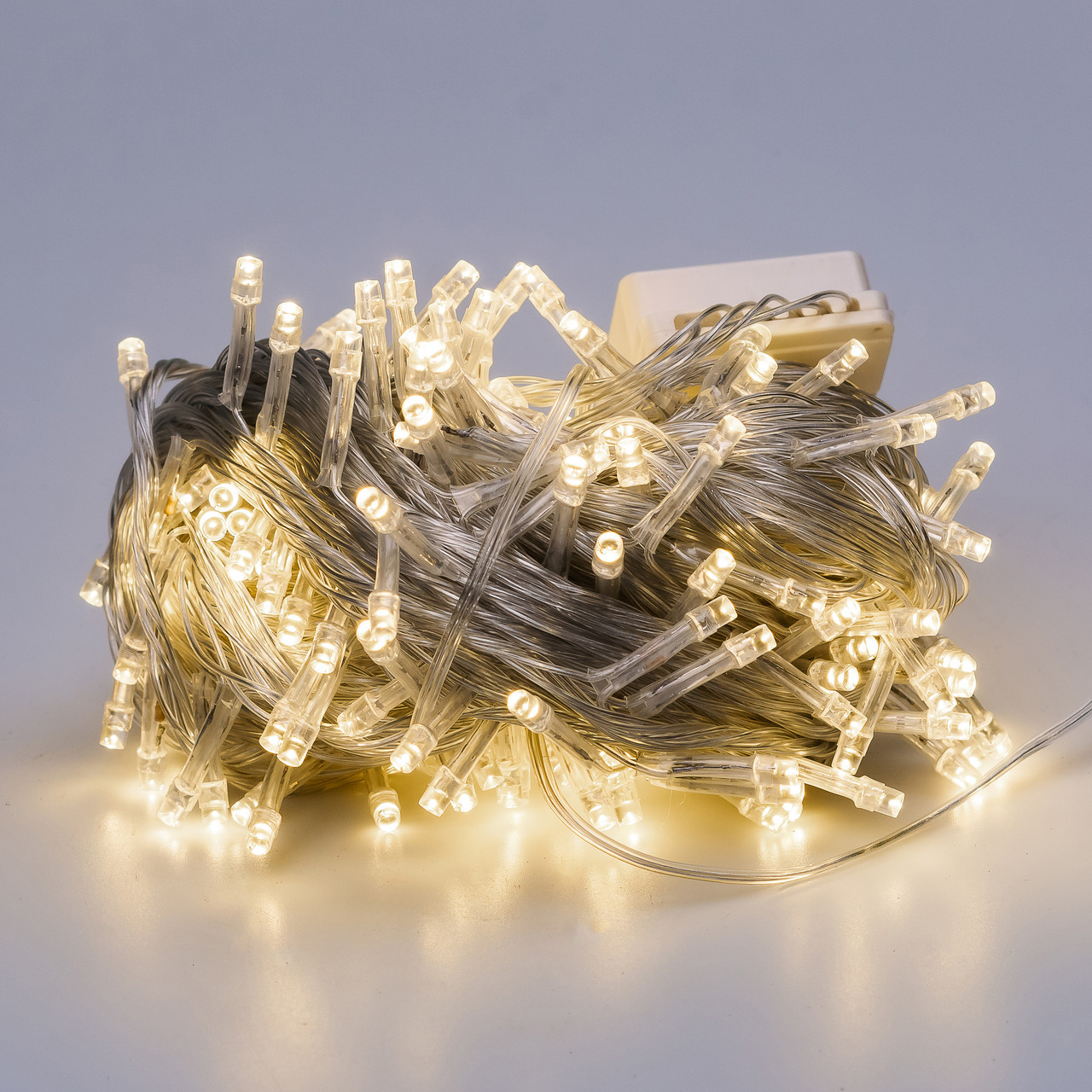 Гірлянда нитка світлодіодна GarlandoPro 300LED 16м 8 режимов гірлянда новорічна Жовтий