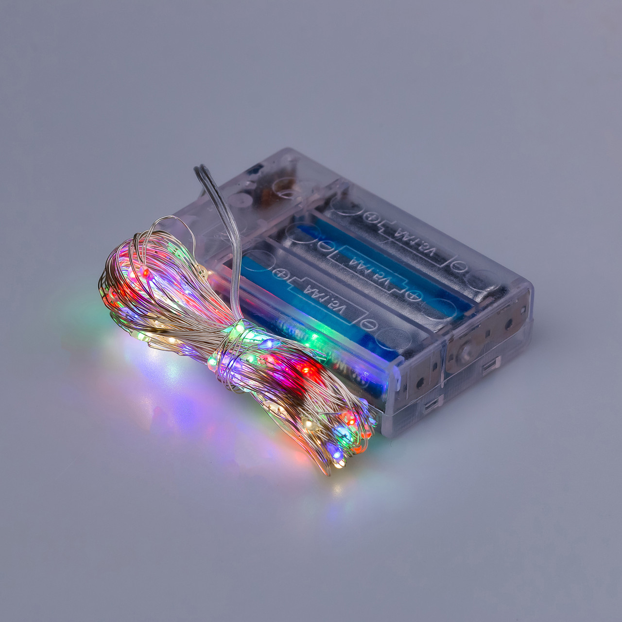 Гірлянда світлодіодна на батарейках GarlandoPro 100LED 10 метрів мідний дріт світлодіодна гірлянда