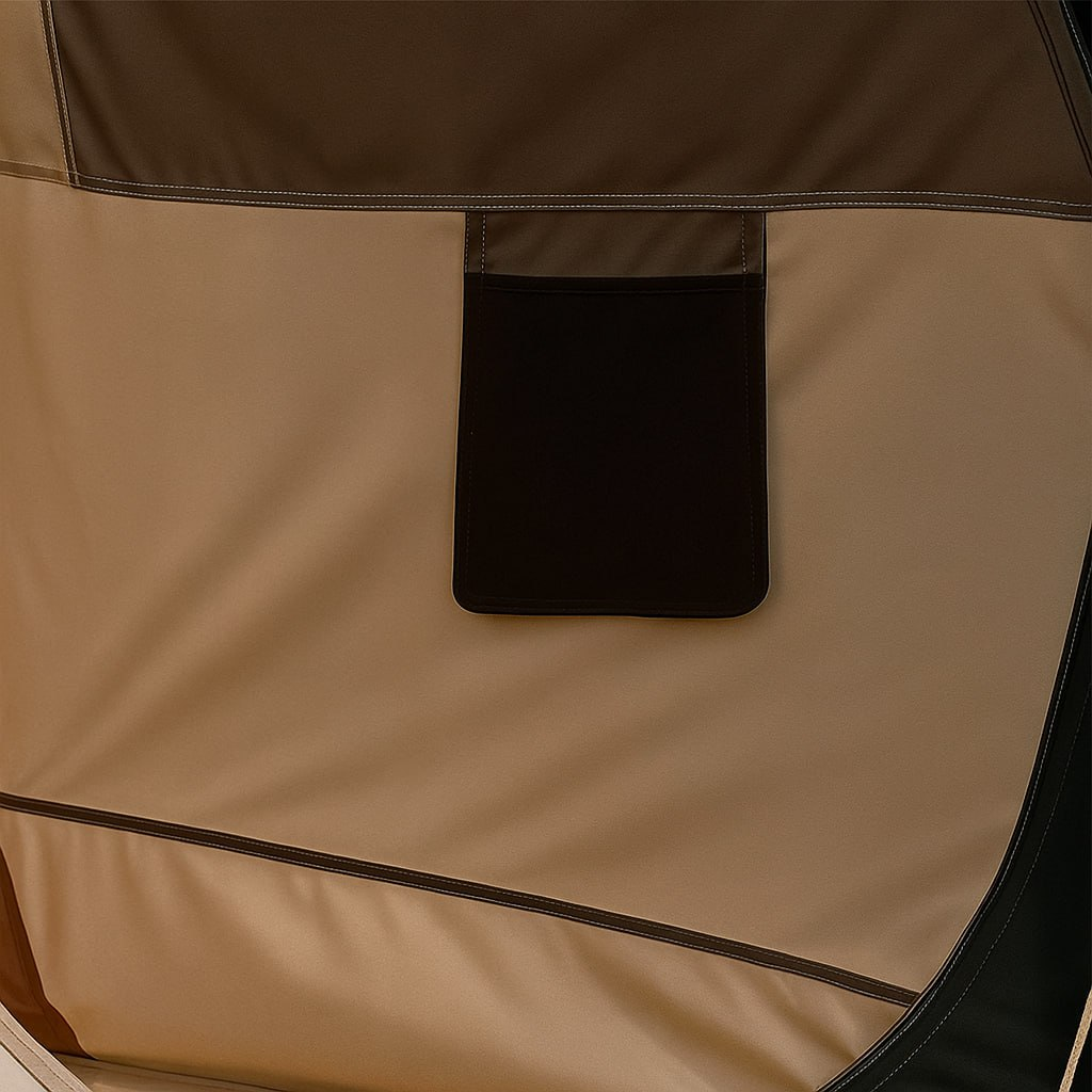 Надувна 3-місна палатка 230×230×150 (см) для туризму та риболовлі палатка з надувним каркасом Бежевий LU-021
