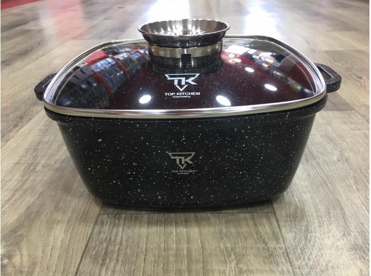 Кастрюля Top Kitchen 28 см TK00056 (Черная , серая , бардо)