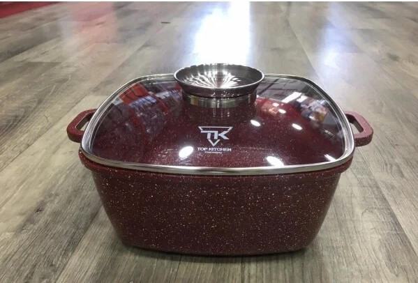 Кастрюля Top Kitchen 24 см TK00055 Серая