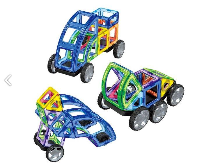 Конструктор LT3003 магнітний, транспорт, 87 деталей Magnit/Magical/LIMO TOY