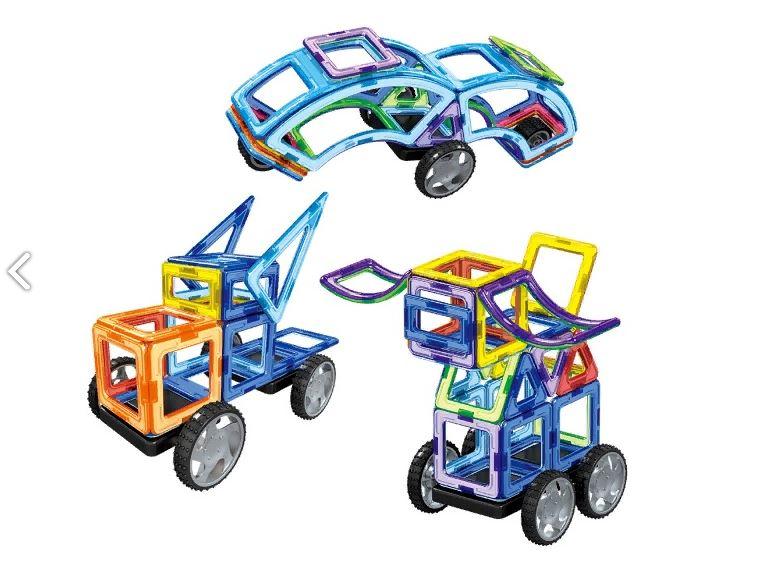 Конструктор LT3003 магнітний, транспорт, 87 деталей Magnit/Magical/LIMO TOY