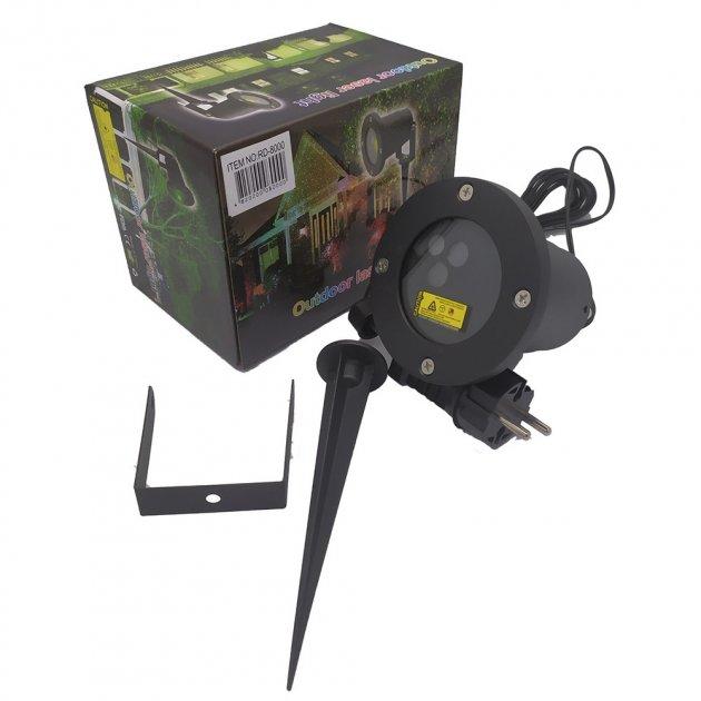 Лазерна установка проектор RD-8002 RGB 6 малюнків XL-719RGB з пультом