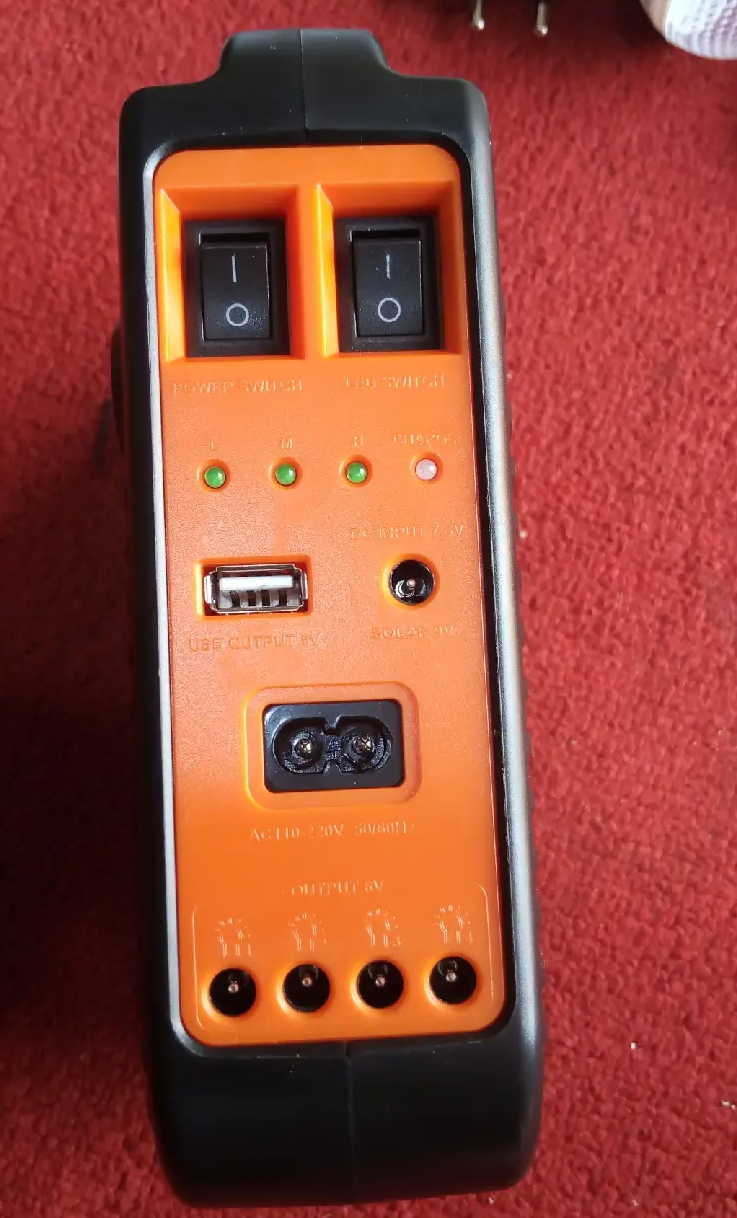 Кемпінговий ліхтар на сонячній батареї EASY POWER EP-391BT Bluetooth/MP3/FM/TF/USB/Power Bank/3 лампочки
