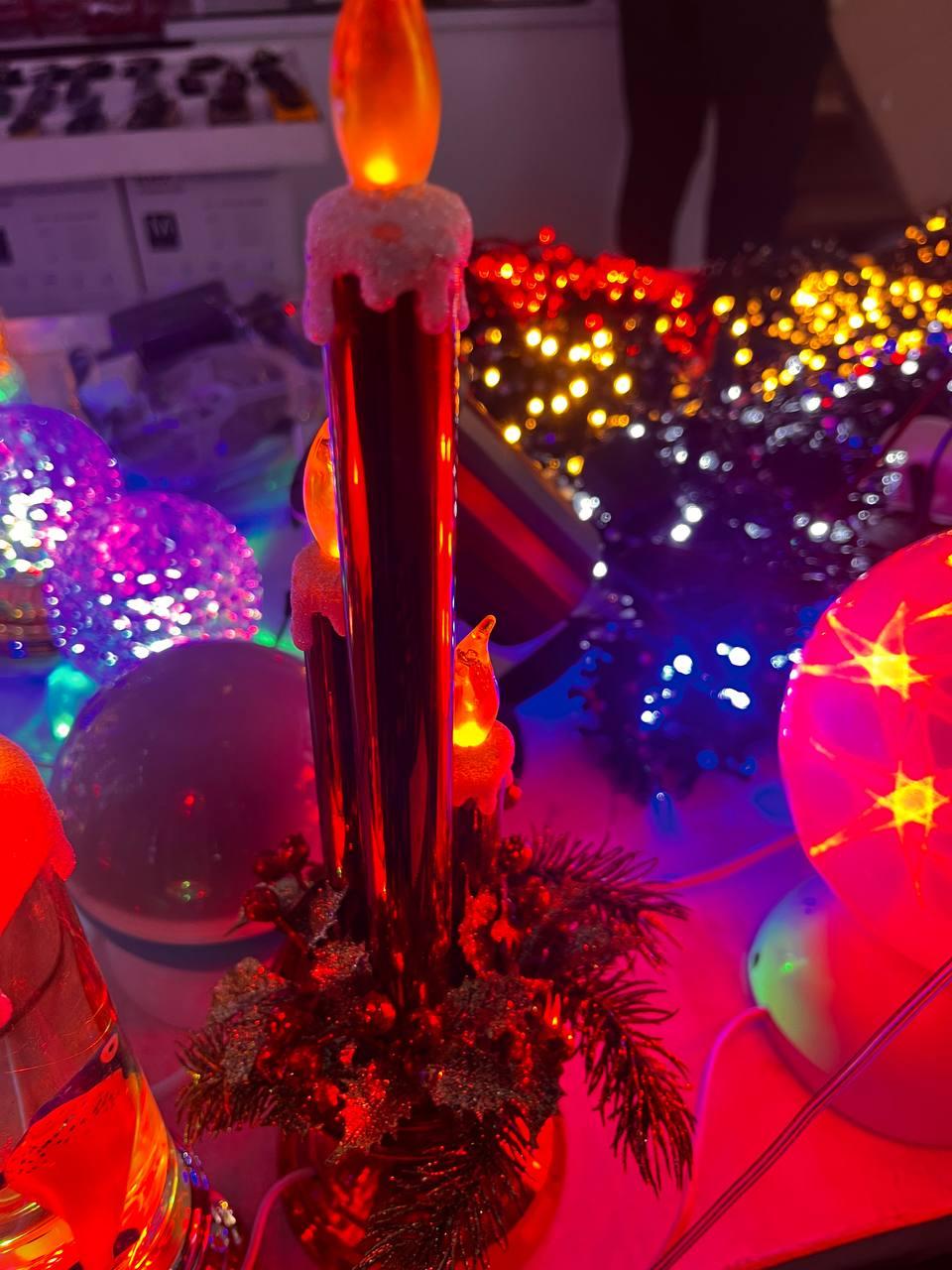 Acrylic LED Candle Decor (свеча)
