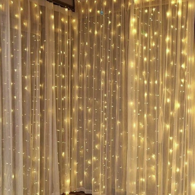 Світлодіодна гірлянда Водоспад 3*2м 240 Led Теплий Білий