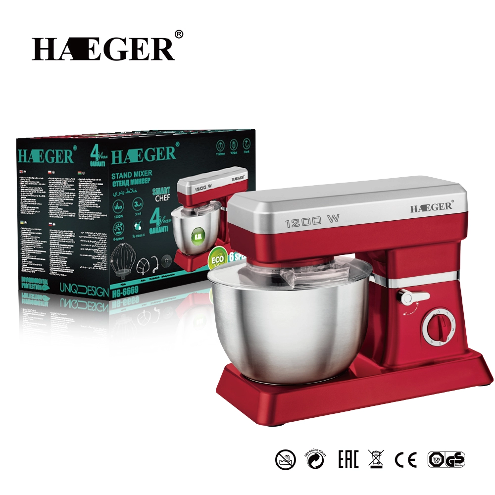 Миксер-тестомес стационарный Haeger HG 6669