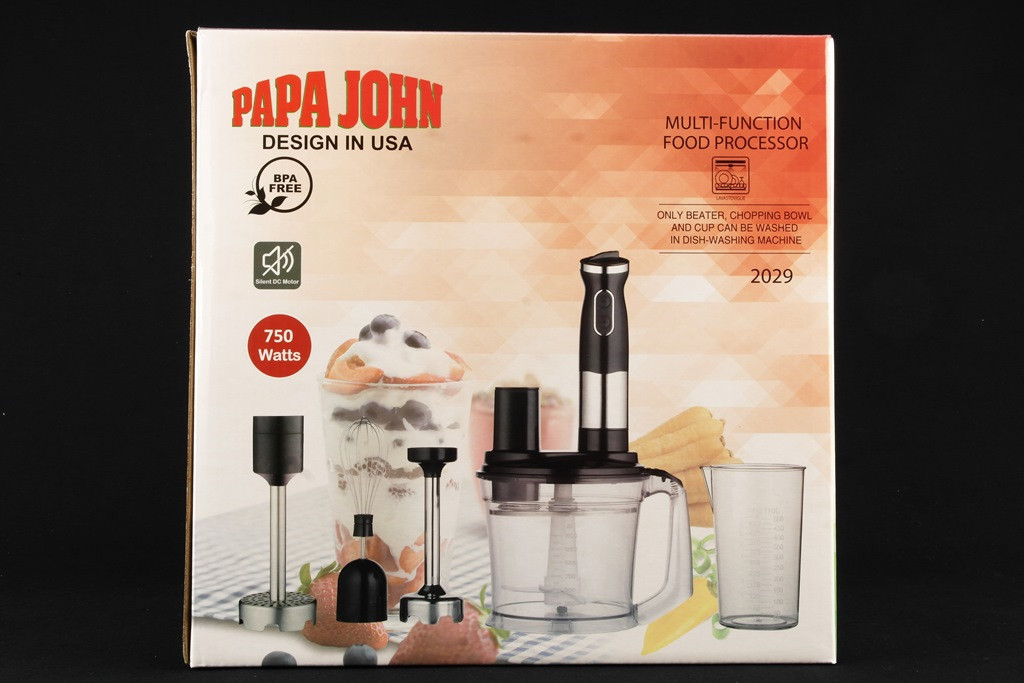 Блендер Кухонный Комбайн Food Processor 5 в 1 Papa John 2029
