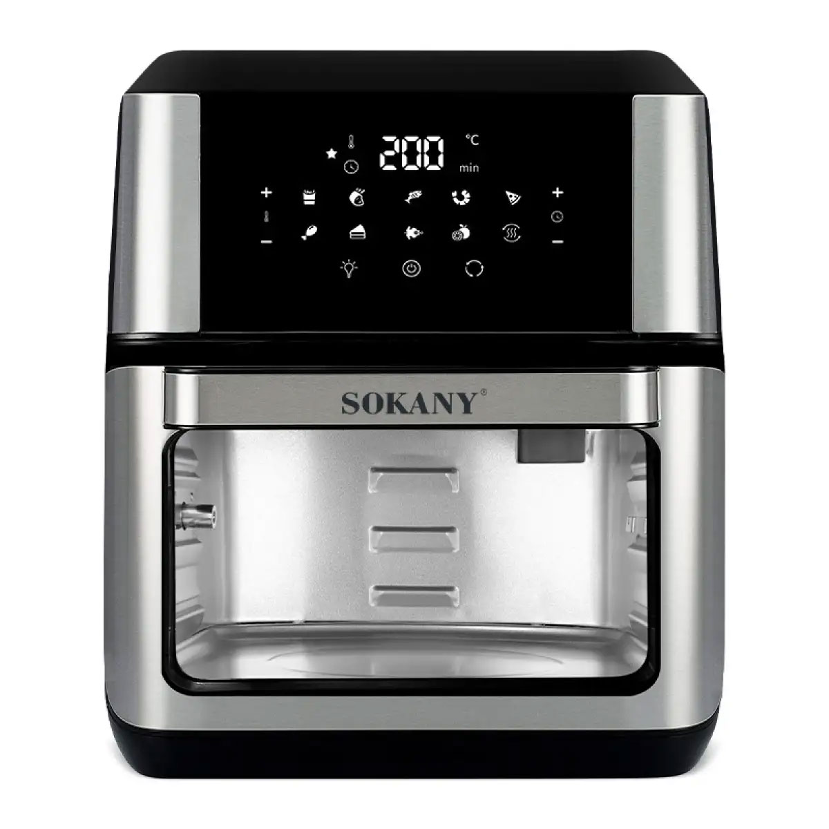 Мультипіч SOKANY SK-ZG-8029 | 12 л, 1800 Вт, температура до 200°C, таймер