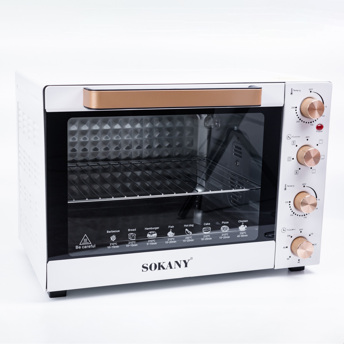 Духовка настільна електрична Sokany 1700 Вт 60 л.